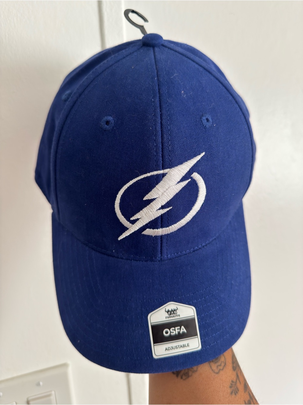 Official NHL Licensed Gray & Navy Baseball Cap